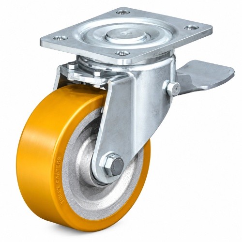 LH-SETH 150K-FI PRESSED STEEL SWIVEL CASTOR - Blickle (Germany)