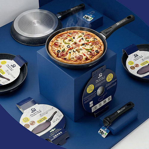 Pizza and Griddle Pan with Detachable Handle 28 cm - Joudah Home