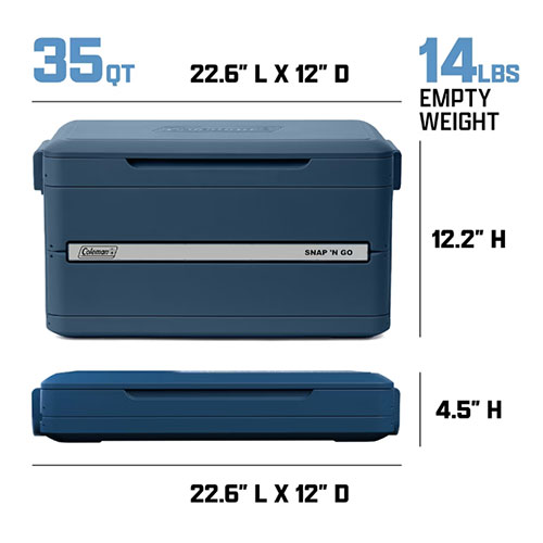 Cooler Snap-N-Go 35QT - Coleman