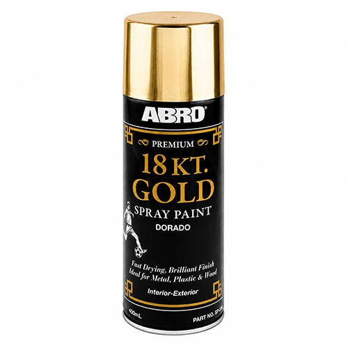 SPRAY PAINT 18 KT. GOLD - ABRO (USA)