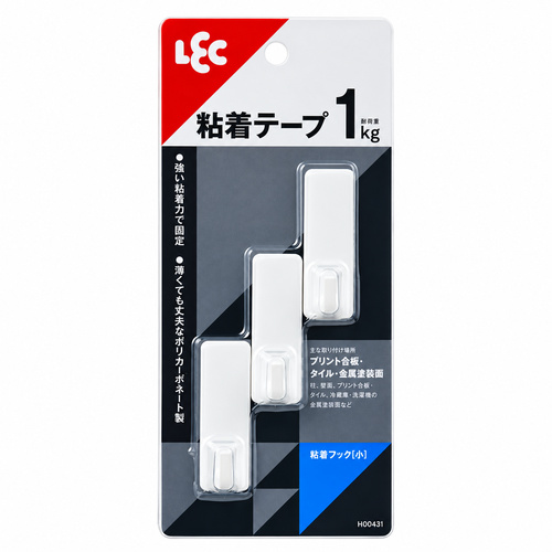 Mini Hooks, 3 Pieces &ndash; LEC