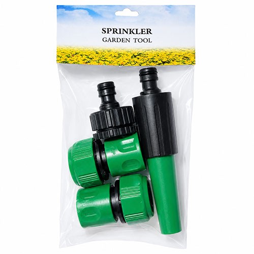 PLASTIC HOSE NOZZLE WITH CONNECTOR 3/4 INCH - TAIWAN MADE