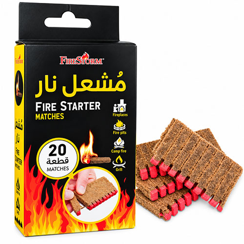 Camping Fire Starter Matches - Firestorm