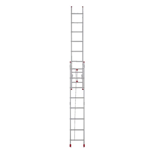 Two-Section Rope Extension Ladder, 2 x 8 Rungs - Fonirte (China)