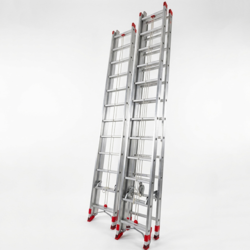 Two-Section Rope Extension Ladder, 2 x 12 Rungs - Fonirte (China)