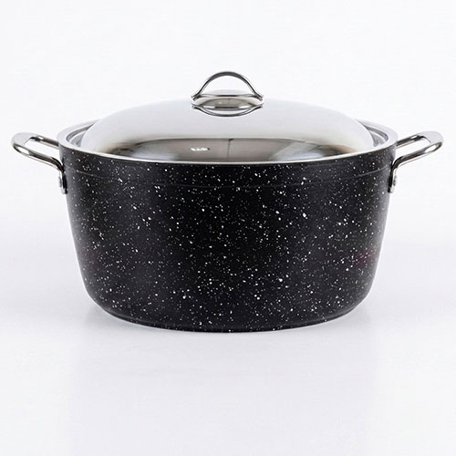 POT GRANITE STEEL LID 36 CM - SAFLON