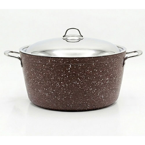 POT GRANITE STEEL LID 34 CM - SAFLON