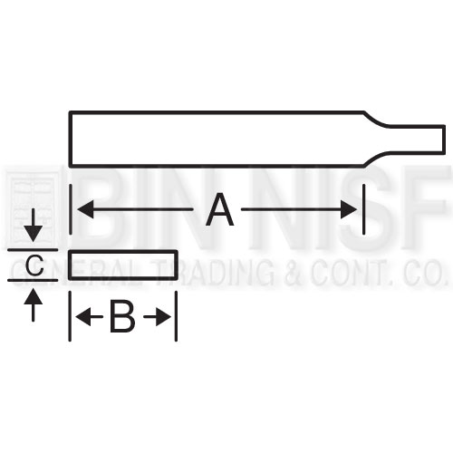 Binnisf Engineering Flat File Bastard Cut 250 Mm Bahco Sweden