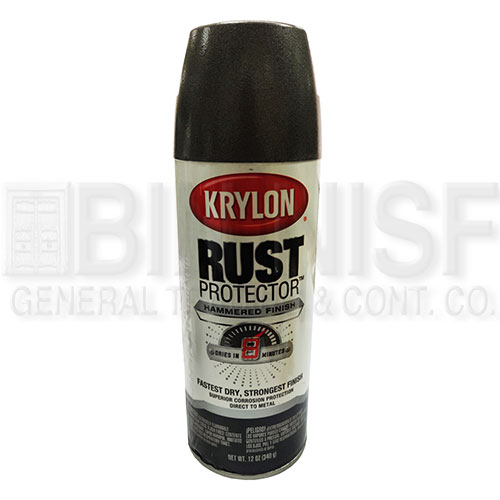 BINNISFSPRAY PAINT RUST CHARCOAL GRAY HAMMERED KRYLON (USA)