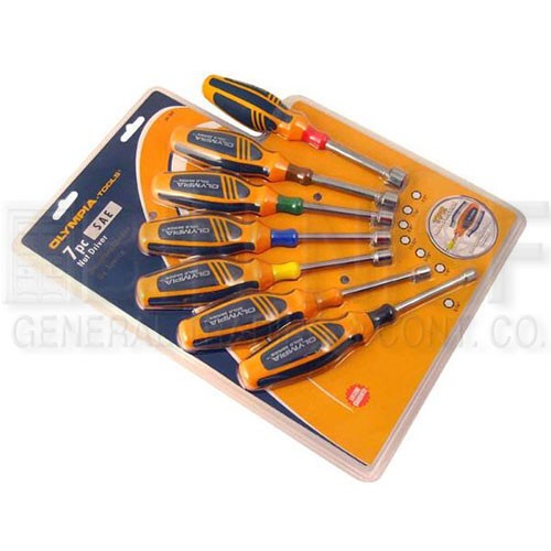 BINNISF7PC SAE NUT DRIVER SET OLYMPIA TOOLS (USA)